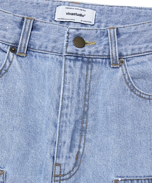 VIVASTUDIO（ビバスタジオ）の「PAINTED JEAN（デニムパンツ・メンズ・ブルー・MEDIUM/LARGE）」の3枚目の写真