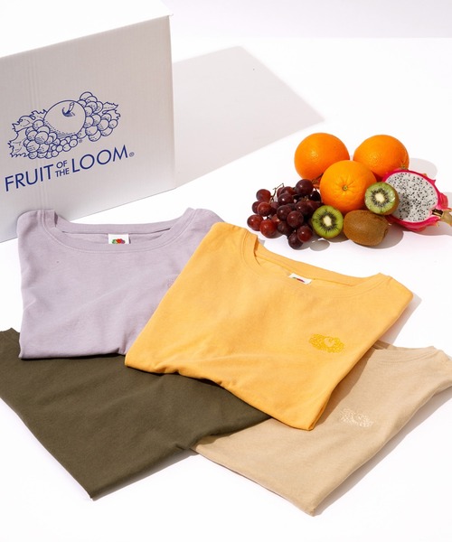 FRUIT OF THE LOOM(フルーツオブザルーム)の「【FRUIT OF THE LOOM for SALON】Tシャツワンピース(ワンピース・レディース・カーキ/ラベンダー/オレンジ/ベージュ・FREE)」の13枚目の写真