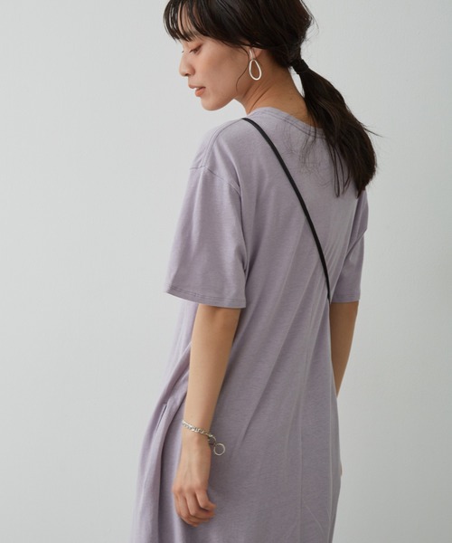 FRUIT OF THE LOOM(フルーツオブザルーム)の「【FRUIT OF THE LOOM for SALON】Tシャツワンピース(ワンピース・レディース・カーキ/ラベンダー/オレンジ/ベージュ・FREE)」の20枚目の写真