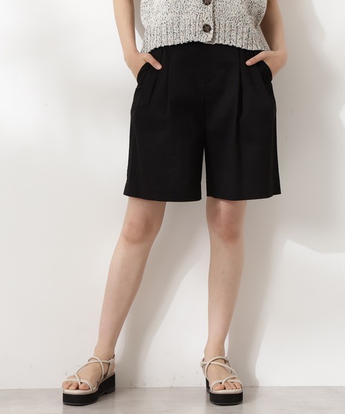 N.（N. Natural Beauty Basic）（エヌエヌナチュラルビューティーベーシック）の「◆ストレッチチノショートパンツ（その他パンツ・レディース・ブラウン/ベージュ/ブラック・MEDIUM）」の14枚目の写真