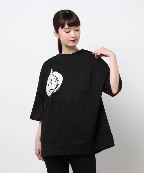 rovtski（ロフトスキー）の「16/1 OPENENDSS T SHIRT/ビッグシルエット 空紡糸ビッグTシャツ/グラフィックT（Tシャツ/カットソー・レディース・その他/その他4/その他3/その他1/その他5/その他2/その他14/その他15/その他8/その他11/その他10/その他6/その他7/その他12/その他9/その他13・FREE）」の11枚目の写真