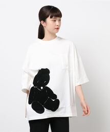 16/1 OPENENDSS T SHIRT/ビッグシルエット 空紡糸ビッグTシャツ/グラフィックT