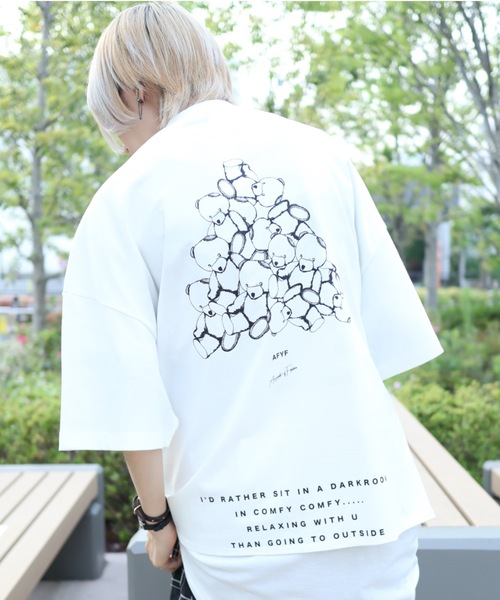 rovtski（ロフトスキー）の「16/1 OPENENDSS T SHIRT/ビッグシルエット 空紡糸ビッグTシャツ/グラフィックT（Tシャツ/カットソー・レディース・その他/その他4/その他3/その他1/その他5/その他2/その他14/その他15/その他8/その他11/その他10/その他6/その他7/その他12/その他9/その他13・FREE）」の7枚目の写真