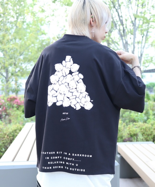 rovtski（ロフトスキー）の「16/1 OPENENDSS T SHIRT/ビッグシルエット 空紡糸ビッグTシャツ/グラフィックT（Tシャツ/カットソー・レディース・その他/その他4/その他3/その他1/その他5/その他2/その他14/その他15/その他8/その他11/その他10/その他6/その他7/その他12/その他9/その他13・FREE）」の8枚目の写真