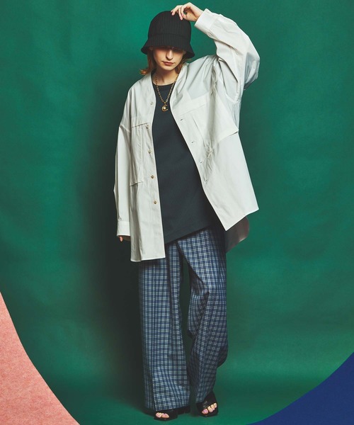 MAISON SPECIAL(メゾンスペシャル)の「《ユニセックスアイテム》オメガリブプライムオーバーTシャツ 【MAISON SPECIAL/メゾンスペシャル】(Tシャツ/カットソー・メンズ・チャコールグレー/ブラック・44/46)」の7枚目の写真