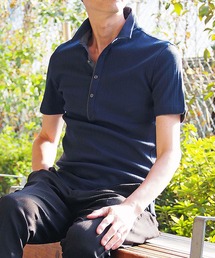 HIDEAWAYS NICOLE | シルケットランダムテレコポロシャツ(ポロシャツ)