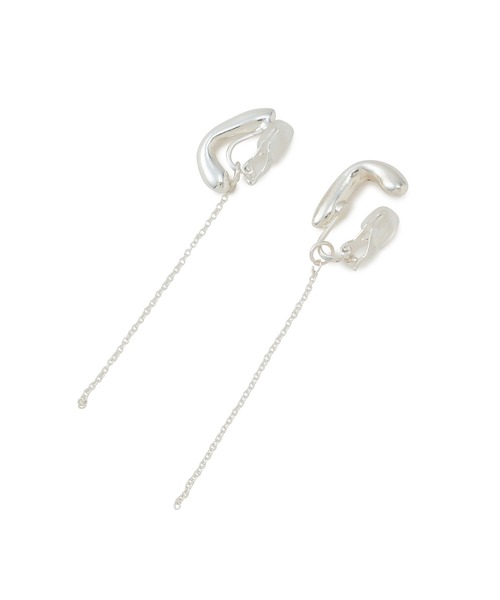 ADAM ET ROPE'(アダムエロペ)の「【ucalypt】【WEB限定】Deformation earrings(両耳)(イヤリング・レディース・シルバー/ゴールド・FREE)」の2枚目の写真