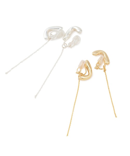 ADAM ET ROPE'(アダムエロペ)の「【ucalypt】【WEB限定】Deformation earrings(両耳)(イヤリング・レディース・シルバー/ゴールド・FREE)」の10枚目の写真