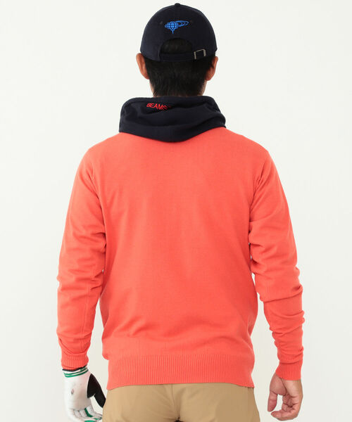 BEAMS GOLF ORANGE LABEL / メンフィス ロゴ ニット パーカ 【公式通販】