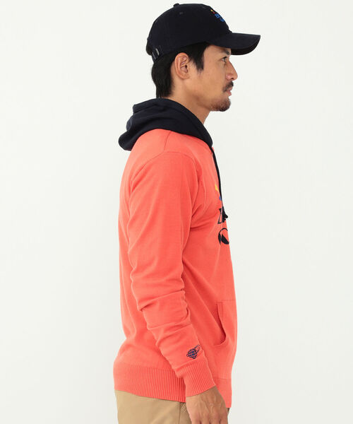 BEAMS GOLF ORANGE LABEL / メンフィス ロゴ ニット パーカ 【公式通販】