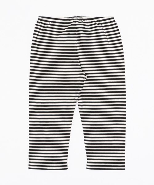 agnes b.（アニエスベー）の「J190 E CORSAIRE キッズ ボーダーレギンス（レギンス/スパッツ・キッズ・ブラック・8YEAR/10YEAR/12YEAR）」の2枚目の写真