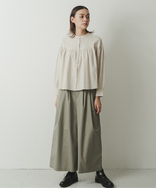 Kelen（ケレン）の「「KELEN / ケレン」フロントタックハイライズチノ“Azule”（その他パンツ・レディース・ライトベージュ/ブラック/グレイッシュベージュ/グレー・S/M）」の11枚目の写真