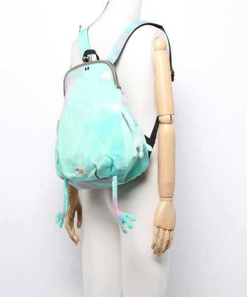 gym master（ジムマスター）の「gym master/ジムマスター　タイダイカエルガマリュック（バックパック/リュック・レディース・グリーン/ブラック・FREE）」の12枚目の写真