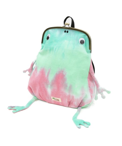 gym master（ジムマスター）の「gym master/ジムマスター　タイダイカエルガマリュック（バックパック/リュック・レディース・グリーン/ブラック・FREE）」の2枚目の写真