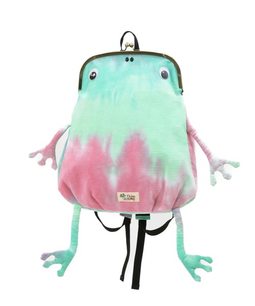 gym master（ジムマスター）の「gym master/ジムマスター　タイダイカエルガマリュック（バックパック/リュック・レディース・グリーン/ブラック・FREE）」の7枚目の写真