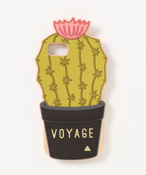 LAZY SUSAN（レイジースーザン）の「iPhone6/6s/7ケース　アコモデ　サボテン（スマホケース/カバー・レディース・ブラック/オレンジ・FREE）」の2枚目の写真