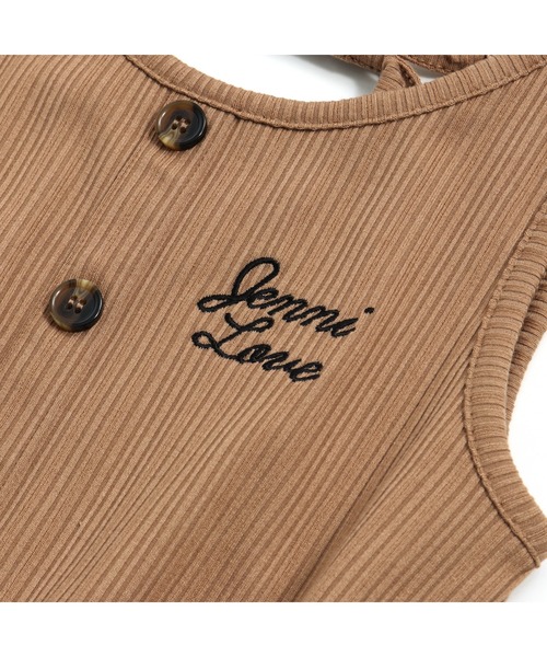 JENNI love（ジェニィラブ）の「接触冷感ランダムピッチテレコワンピ（ワンピース・キッズ・ブラック/ブラウン・130cm/140cm/150cm/160cm）」の12枚目の写真