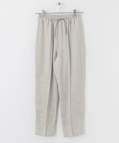 KBF(ケイビーエフ)の「ジャガードイージーパンツ(その他パンツ・レディース・オフホワイト/グレー系その他/ブラック・ONE)」の18枚目の写真