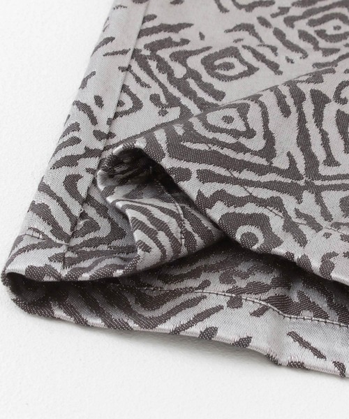 KBF(ケイビーエフ)の「ジャガードイージーパンツ(その他パンツ・レディース・オフホワイト/グレー系その他/ブラック・ONE)」の6枚目の写真