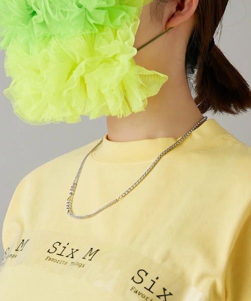 Six M（シックスエム）の「【SixM/シックスエム】245（ニー・ヨン・ゴ/平日）（ネックレス・レディース・シルバー・FREE）」の13枚目の写真