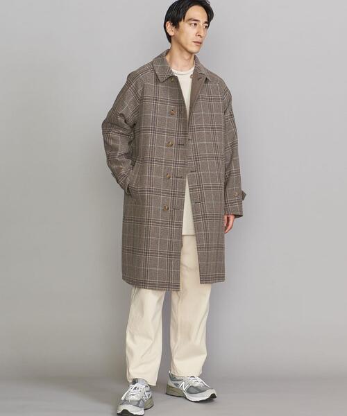 BEAUTY&YOUTH UNITED ARROWS(ビューティーアンドユースユナイテッドアローズ)の「BY リバーシブル バルカラー コート(ステンカラーコート・メンズ・ダークブラウン/ダークグレー/ベージュ・L/M/XL/S)」の13枚目の写真
