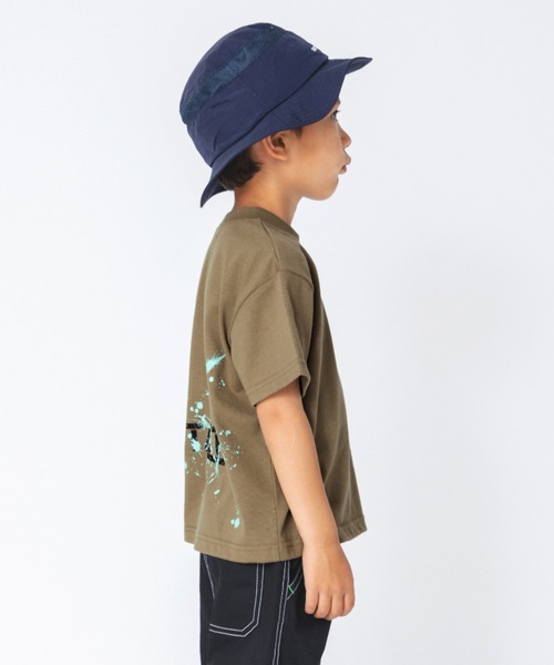 RADCHAP(ラッドチャップ)の「【RADCHAPプチプラ】ステンシルロゴ&ペイントTシャツ(Tシャツ/カットソー・キッズ・キャメル/オフホワイト・110cm/90cm/130cm/140cm/150cm/100cm/120cm)」の13枚目の写真