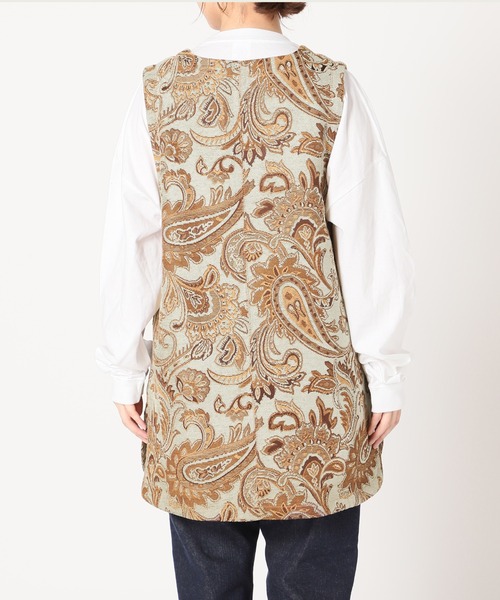 SLOBE citron.（スローブシトロン）の「SLOBE citron. デザインベスト◆（その他アウター・レディース・ブラウン/グリーン系その他・FREE）」の7枚目の写真