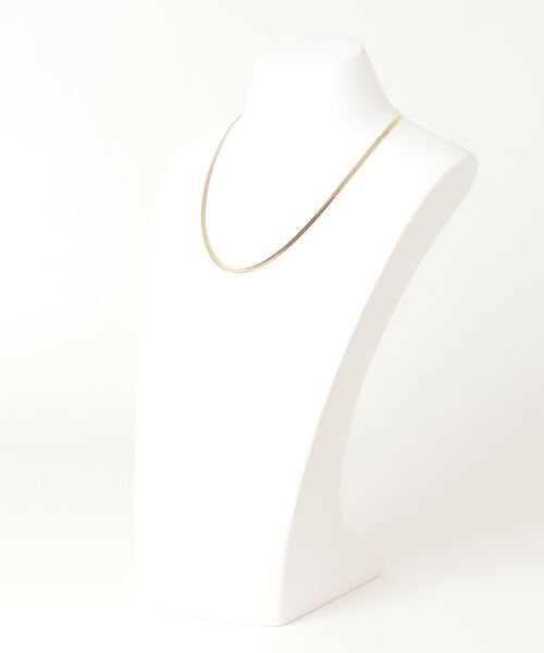 Chikashitsu +（チカシツプラス）の「【Chikashitsu +】chain necklace（ネックレス・レディース・シルバー/ゴールド・ONE SIZE）」の3枚目の写真