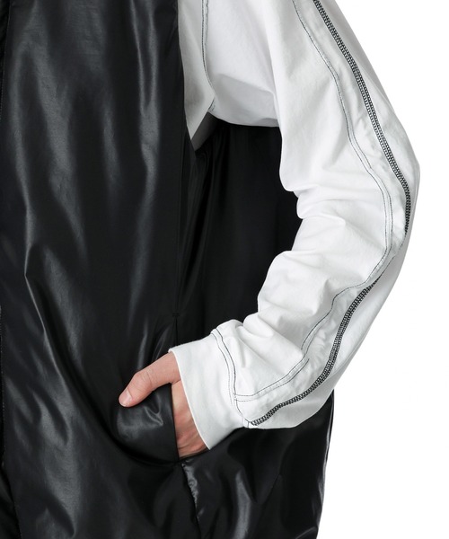 VEIN （ヴェイン）の「VEIN PE CALENDER TYPEWRITER DOWN VEST (VD12