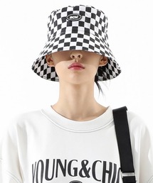 A'GEM/9 × .kom『BASIC COTTON/ベーシックコットン』BCN Bucket Hat/ロゴステッチ バケットハット