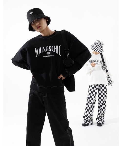BASIC COTTON(ベーシックコットン)の「A'GEM/9 × .kom『BASIC COTTON/ベーシックコットン』BCN Bucket Hat/ロゴステッチ バケットハット(ハット・レディース・ブラック/A/B・FREE)」の20枚目の写真