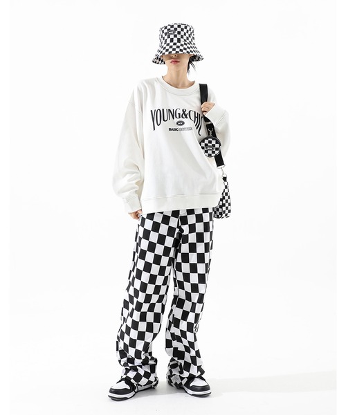 BASIC COTTON(ベーシックコットン)の「A'GEM/9 × .kom『BASIC COTTON/ベーシックコットン』BCN Bucket Hat/ロゴステッチ バケットハット(ハット・レディース・ブラック/A/B・FREE)」の7枚目の写真