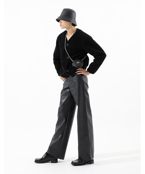 BASIC COTTON(ベーシックコットン)の「A'GEM/9 × .kom『BASIC COTTON/ベーシックコットン』BCN Bucket Hat/ロゴステッチ バケットハット(ハット・レディース・ブラック/A/B・FREE)」の10枚目の写真