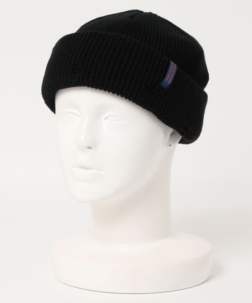 TESTIFY(テスティファイ)の「【TESTIFY/テスティファイ】【親子】ダメージ加工ニット帽/Damage Watch(ニットキャップ/ビーニー・メンズ・アイボリー/ブルー/ブラック/オレンジ・58.5)」の2枚目の写真