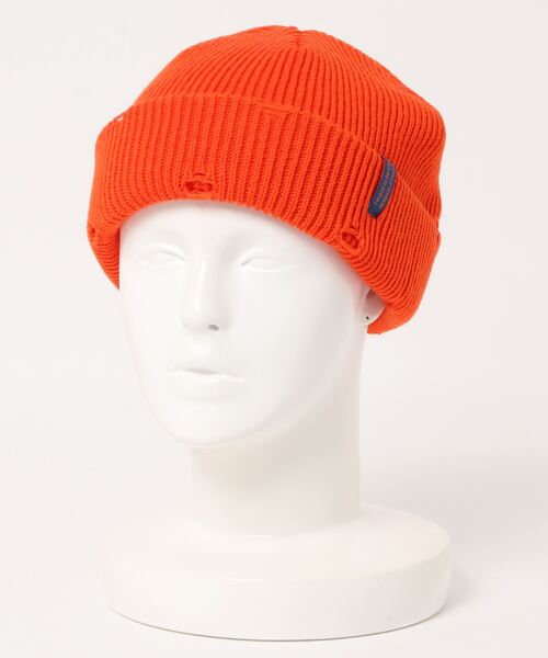TESTIFY(テスティファイ)の「【TESTIFY/テスティファイ】【親子】ダメージ加工ニット帽/Damage Watch(ニットキャップ/ビーニー・メンズ・アイボリー/ブルー/ブラック/オレンジ・58.5)」の6枚目の写真