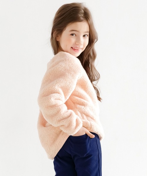 Bee des Bee（ビーデスビー）の「長袖トップス（その他トップス・キッズ・ブラック/ベージュ/ラベンダー/ピンクベージュ/チャコール/ダークブラウン/ベビーピンク/ライトベージュ/ブルー・110cm/100cm/120cm/130cm/140cm/150cm）」の8枚目の写真