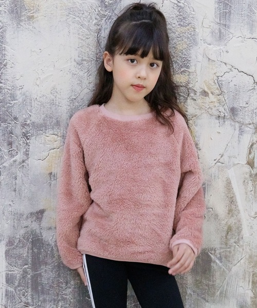 Bee des Bee（ビーデスビー）の「長袖トップス（その他トップス・キッズ・ブラック/ベージュ/ラベンダー/ピンクベージュ/チャコール/ダークブラウン/ベビーピンク/ライトベージュ/ブルー・110cm/100cm/120cm/130cm/140cm/150cm）」の9枚目の写真