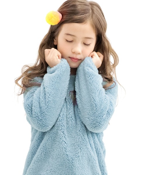 Bee des Bee（ビーデスビー）の「長袖トップス（その他トップス・キッズ・ブラック/ベージュ/ラベンダー/ピンクベージュ/チャコール/ダークブラウン/ベビーピンク/ライトベージュ/ブルー・110cm/100cm/120cm/130cm/140cm/150cm）」の6枚目の写真