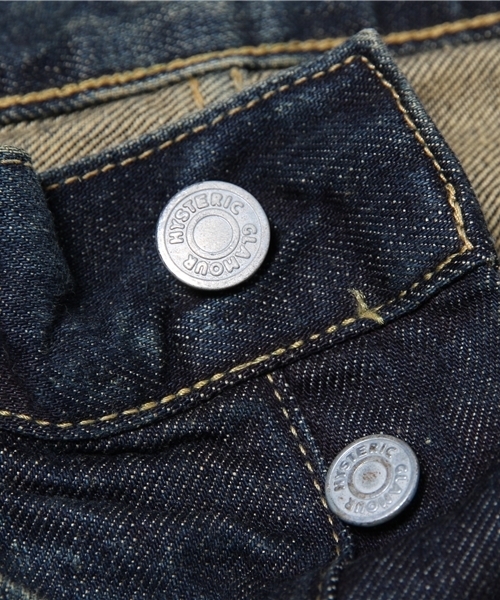 HYSTERIC GLAMOUR（ヒステリックグラマー）の「NOBU加工デニム スリムストレートパンツ（デニムパンツ・メンズ・インディゴブルー・31inch/32inch/29inch/28inch/30inch/34inch）」の13枚目の写真