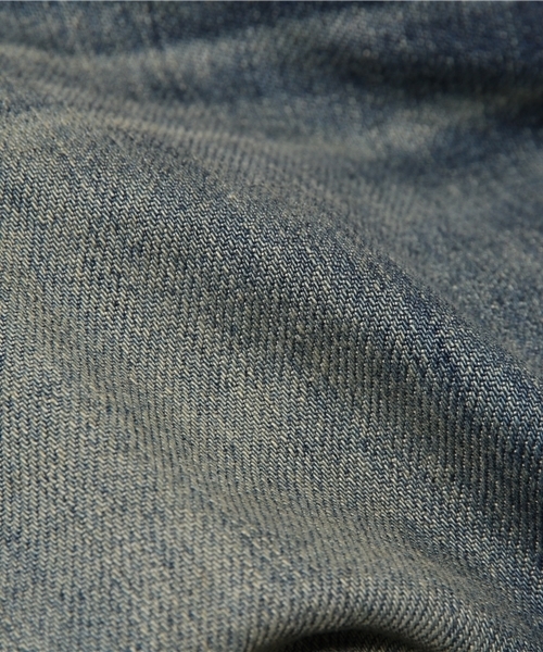 HYSTERIC GLAMOUR（ヒステリックグラマー）の「NOBU加工デニム スリムストレートパンツ（デニムパンツ・メンズ・インディゴブルー・31inch/32inch/29inch/28inch/30inch/34inch）」の9枚目の写真