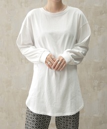 Lull | 【Lull / ルル】ラウンドヘムロングスリーブtee(Tシャツ/カットソー)