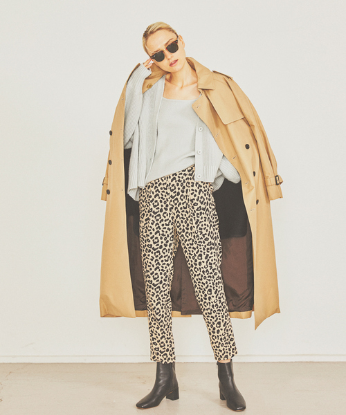 Rouge vif Anna（ルージュヴィフアンナ）の「W混アンサンブルニット（ニット/セーター・レディース・ブラック/モカ/サックスブルー/ラベンダー・フリー）」の5枚目の写真