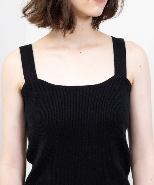 Rouge vif Anna（ルージュヴィフアンナ）の「W混アンサンブルニット（ニット/セーター・レディース・ブラック/モカ/サックスブルー/ラベンダー・フリー）」の18枚目の写真