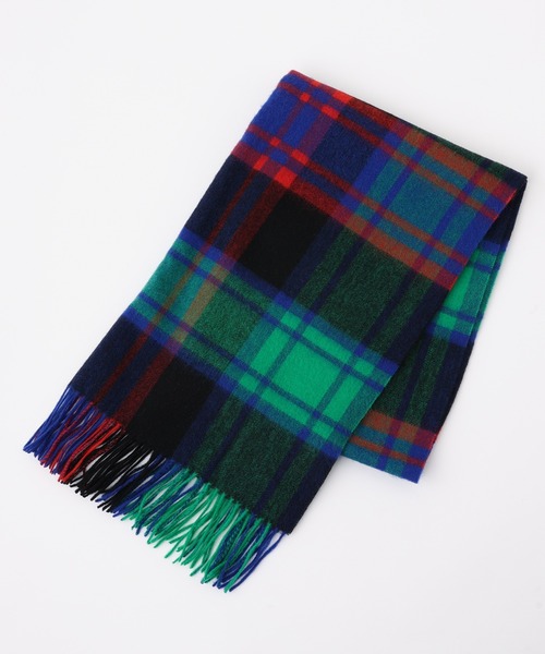 RIVE DROITE（リヴドロワ）の「シーズンコーデにマストバイなアイテム　ウールチェックストール（ストール/ショール・レディース・ブラウン/グリーン・FREE）」の5枚目の写真