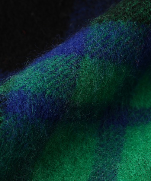 RIVE DROITE（リヴドロワ）の「シーズンコーデにマストバイなアイテム　ウールチェックストール（ストール/ショール・レディース・ブラウン/グリーン・FREE）」の6枚目の写真