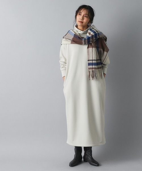 RIVE DROITE（リヴドロワ）の「シーズンコーデにマストバイなアイテム　ウールチェックストール（ストール/ショール・レディース・ブラウン/グリーン・FREE）」の20枚目の写真