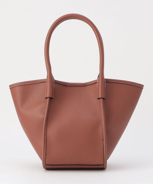 fredy repit（フレディレピ）の「フェイクレザーカラーライニングトートバッグ（トートバッグ・レディース・ブラック/キャメル・FREE）」の2枚目の写真