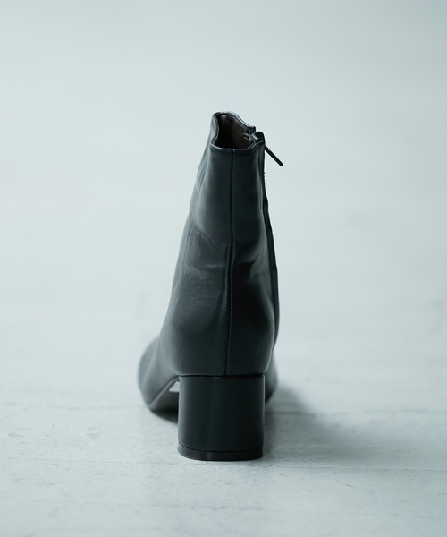 ROPE' PICNIC（ロペピクニック）の「【一部店舗限定】オブリークトゥミドル丈ブーツ（ブーツ・レディース・ブラック/ブラウン/イエロー系その他3・23.0cm/23.5cm/24.0cm/24.5cm）」の9枚目の写真