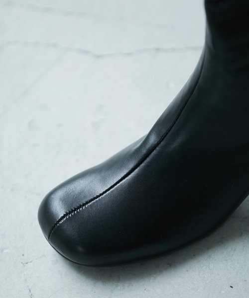 ROPE' PICNIC（ロペピクニック）の「【一部店舗限定】オブリークトゥミドル丈ブーツ（ブーツ・レディース・ブラック/ブラウン/イエロー系その他3・23.0cm/23.5cm/24.0cm/24.5cm）」の7枚目の写真