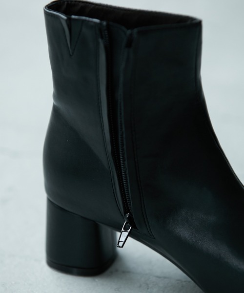 ROPE' PICNIC（ロペピクニック）の「【一部店舗限定】オブリークトゥミドル丈ブーツ（ブーツ・レディース・ブラック/ブラウン/イエロー系その他3・23.0cm/23.5cm/24.0cm/24.5cm）」の10枚目の写真